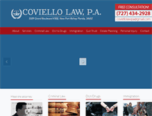 Tablet Screenshot of coviellolawpa.com